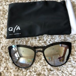 Quay Australia Cat Eye Sunglasses- Mirrored
